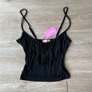 Elegant Black Women's Top